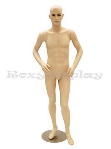 Fiberglass realistic male teenager style mannequin dress form display #steve for sale