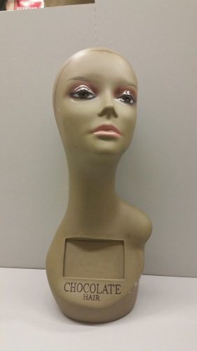 USED MANNEQUIN HEAD WIG HAT DISPLAY HOLDER BUST #10