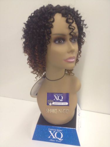 100% Remy Human Hair Cuticle Remy XQ Ocean Deep Rotating Mannequin Head #003