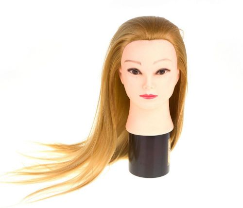 26&#034; high temperature chemical fiber  male cosmetology mannequin head with hair