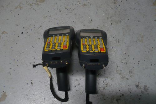 Lot of 2 FALCON PSC PERCON 345  BATCH BARCODE SCANNER  UNTESTED