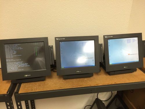 Lot of 3 Squirrel Workstation WS9 POS Terminals W/ Epson TM-T88IV Printers