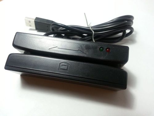 3 Track USB Magnetic Stripe Swipe Card Reader Credit Reader Magstripe US Seller