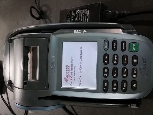 Orion 4access terminal scanner check reader credit card reader for sale