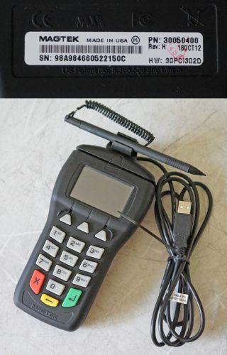 Magtek 30050400 signature pad sc pinpad 3 track magnetic stripe card reader for sale