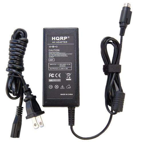 Hqrp ac power adapter fits star micronics ps60a-24, ps60a24, ps60a-24b, ps60a24b for sale