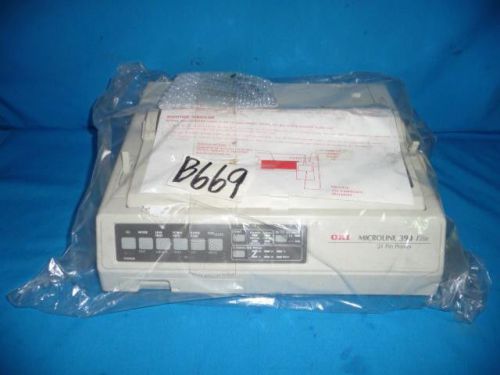 OKI Microline 390 ELITE 24 Pin Dot Matrix Printer w/ Manual  C