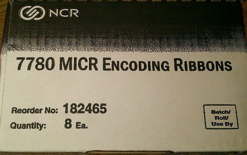 NCR 7780 MICR Encoding Ribbons LOT OF Quantity 8 EIGHT Genuine NEW