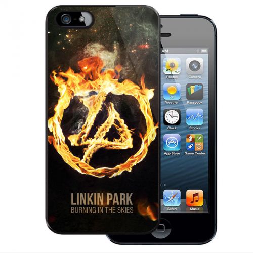 New Linkin Park Rock Band Music Fire Logo Logo iPhone Case 4 4S 5 5S 5C 6 6 Plus