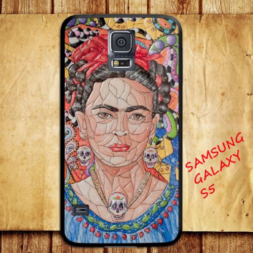 iPhone and Samsung Galaxy - Frida Kahlo Stained Glass Colourful - Case