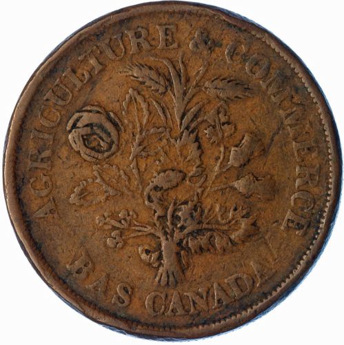 1838 agriculture and commerce banque du peuple montreal token lc-5a5 for sale