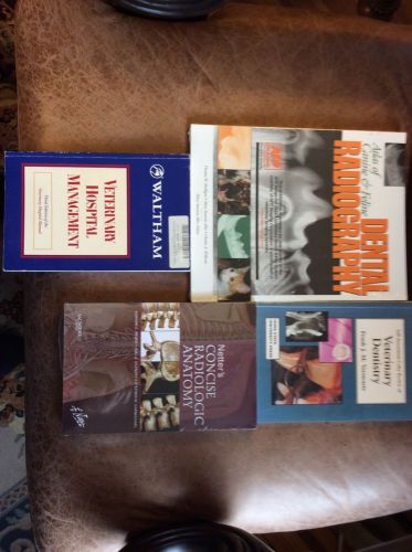 Veterinary Dental Radiography, Veterinary Dentistry, Veterinary Hospital 4 books