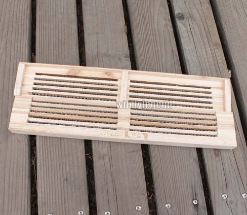 1 PC 5 ROWS BEEHIVE WOOD STEEL WIRE POLLEN TRAPS BEE HAND TOOL