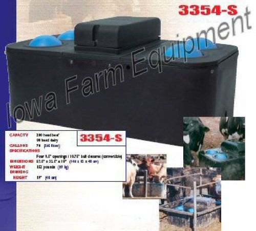 Miraco 3354-S 4-Hole Automatic Livestock Waterer: Steer,Cows,Horse,Alpaca,Donkey