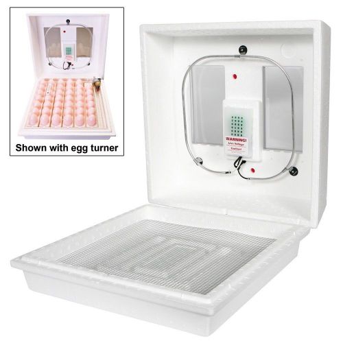 Miller 9200 styrofoam egg incubator 120v and 6300 egg turner and quail rails for sale