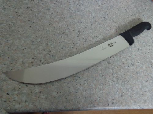 Victorinox 14&#034; cimiter  steak knife butcher knife slicer  swiss hard stainless for sale