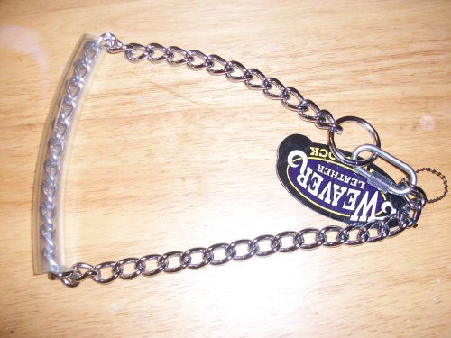 Weaver Goat chain collar with rubber grip 22&#034;