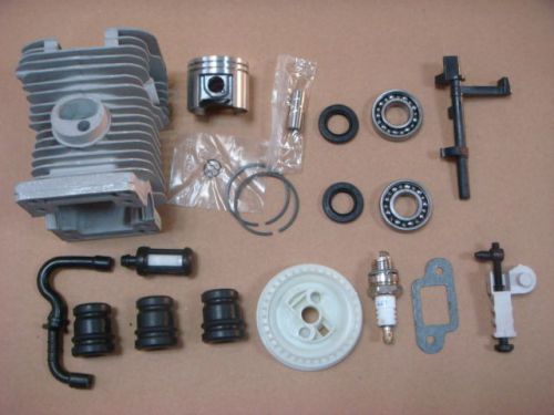 Cylinder piston fuel line starter pulley oil seal av buffer for stihl 018 ms180 for sale