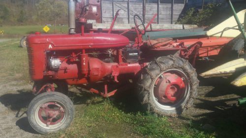 1939 FARMALL A WITH PLOW AND OTHER ATTATCHMENTS