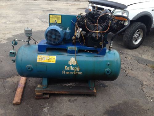 Compair kellog b452b 10 hp 80 gallon horizontal  air compressor for sale