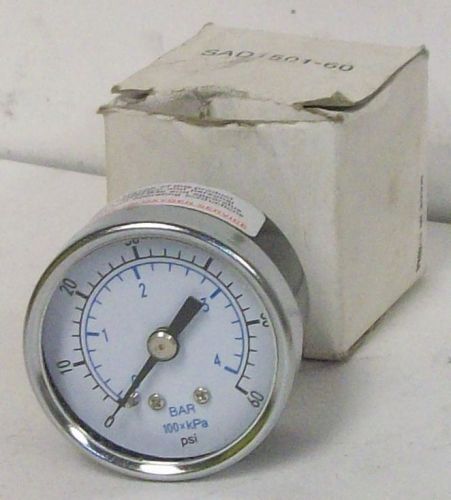 General purpose 1.5&#034; pneumatic pressure gauge 0-60 psi 1/8&#034; connection nib for sale
