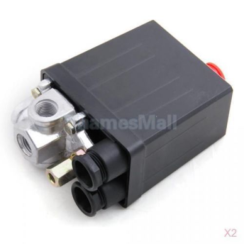 2x air compressor pressure switch control valve 90-120 psi 240v 16a for sale
