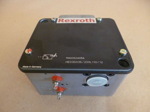 REXROTH BOSCH PRESSURE SWITCH R900504065 HED 3 OA36/200L110/12 HED20A36/200L