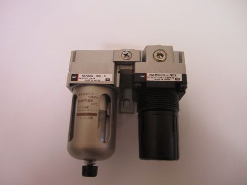 Air filter and regulator, smc nac2020-n02g-c for sale