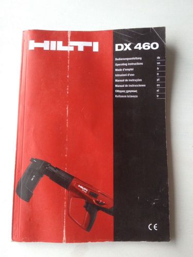 Original Owner&#039;s/User&#039;s Manual for Hilti UH700 Rotary Hammer Drill