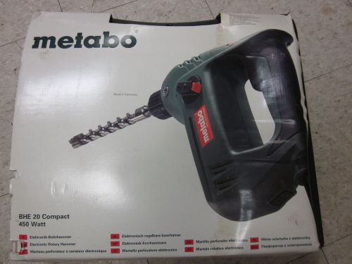 Metabo BHE20 Compact 3/4&#034; SDS Rotary Hammer 120V w/ hard case Brand New Germany
