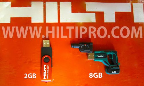 HILTI USB DRIVE (2GB) &amp; MAKITA USB DRIVE (8GB), BRAND NEW, EXCELLENT, FAST SHIP