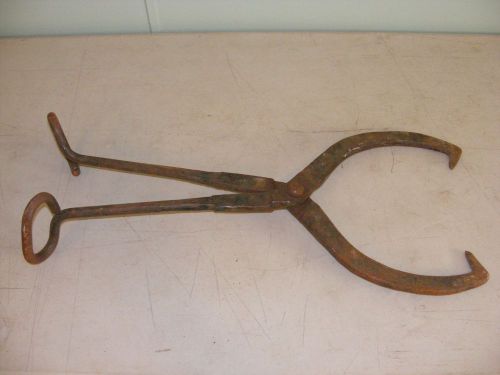 Railroad tools Tie clamp hand forged