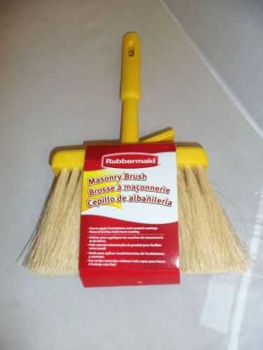Rubbermaid masonry brush foundation/cement coating x181-12 new discontinued item for sale