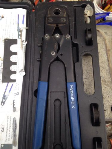 HydroPex Crimping Tool Kit 3/8&#034; 1/2&#034; 5/8&#034; 3/4&#034; greenlee ridgid rigid
