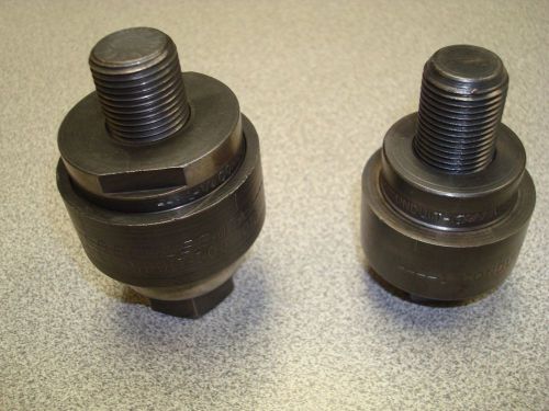 PAIR OF GREENLEE CONDUIT KNOCKOUT PUNCHES 1&#034; &amp; 1-1/4&#034;
