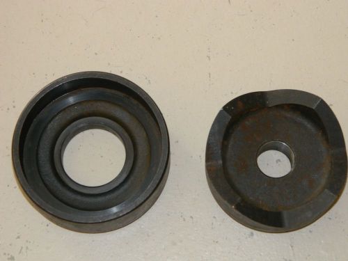 3 1/2 &#034; Greenlee Rockford Hydraulic Knockout Die And Cutter 5004652 AND 5004653