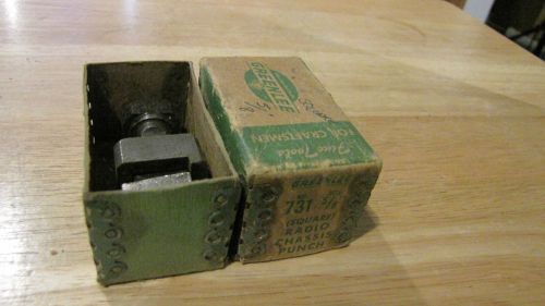 Greenlee knockout punch cat. no. 731 5/8 &#034; square radio chassis punch for sale