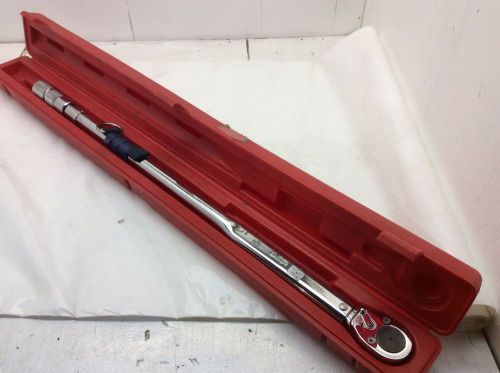 (1) USED Stanley Proto 6020CX TORQUE WRENCH WITH CASE AND RECENT CALIBRATION