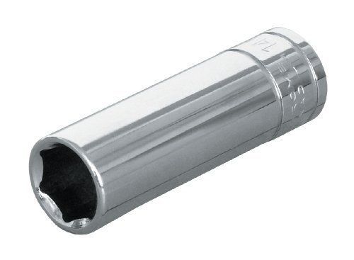 TEKTON 14195 3/8 in. Drive by 14mm Deep Socket  Cr-V  6-Point