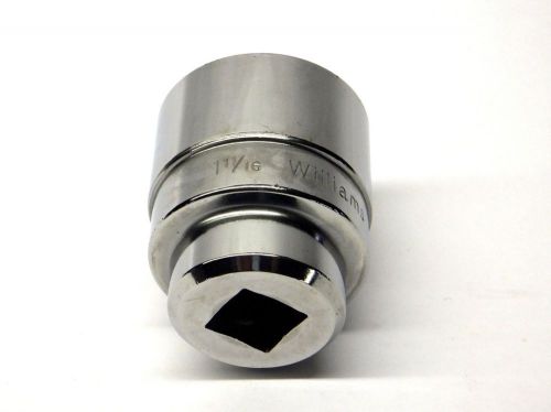 Williams 3/4&#034; Drive 1-11/16&#034; 12-point Shallow Socket H-1254