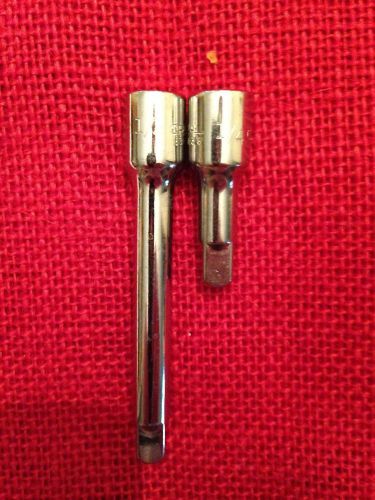 New craftsman  1/4&#034; drive size, extension bar  1 1/2&#034;  &amp;  3&#034; long for sale
