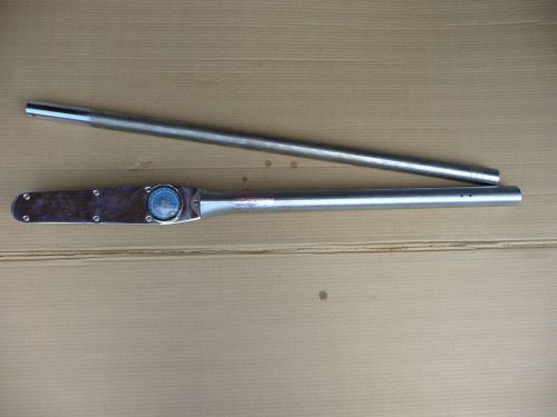 1&#034; Drive Sturtevant/Richmont 1000# Dial Torque Wrench Made in USA