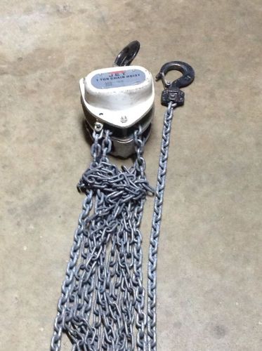 1 ton jet chain fall hoist 20 ft overload protection for sale