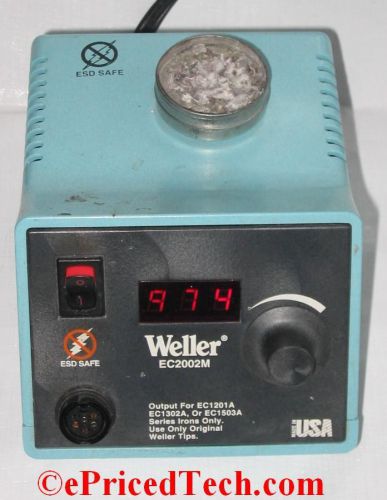 Weller ec2002m electronic soldering station power unit as-is for sale