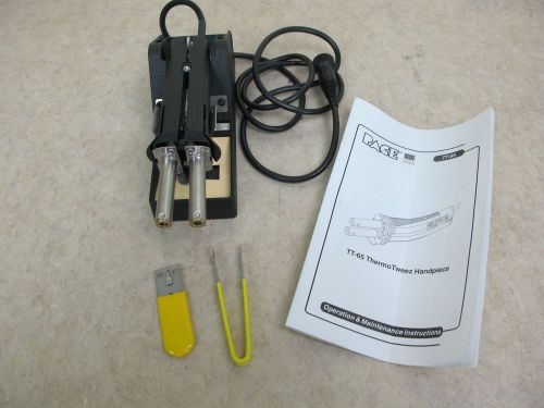 Pace tt-65 thermotweez handpiece &amp; stand - soldering iron tool for sale