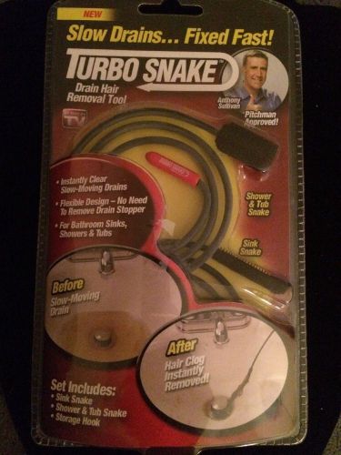 Turbo snake flexible stick drain opener - as seen on tv-turbo drain snake for sale