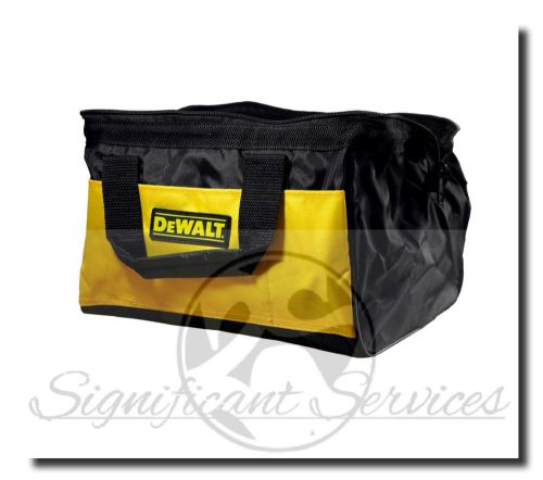 Dewalt 12&#034; Contractor Tool Bag Case Drill Grinder Battery 18V 20V 12 14 18 VOLT
