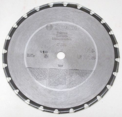 Bosch PRO1424RES 14&#034; 24T Rescue Blade for Gas Saws NEW!