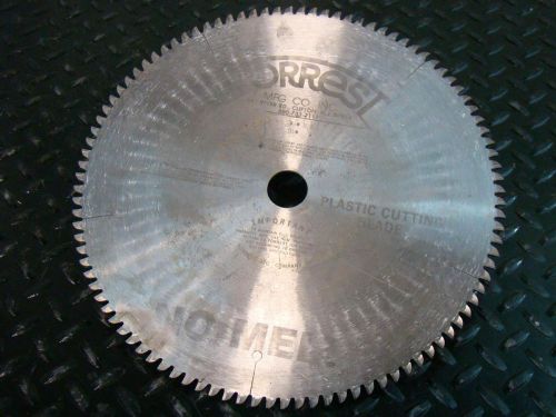 Forrest 12&#034; Plastic Cutting Blade Carbide Tipped