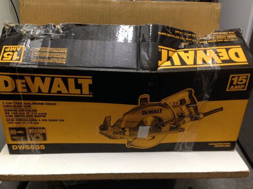 DeWalt DWS535 7 1/4&#034; Worm Drive Circular Saw!!